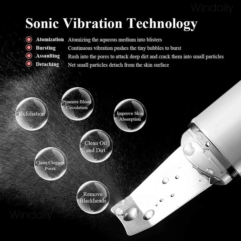 Healthy Beauty™ Ultrasonic Blackhead Skin Scrubber