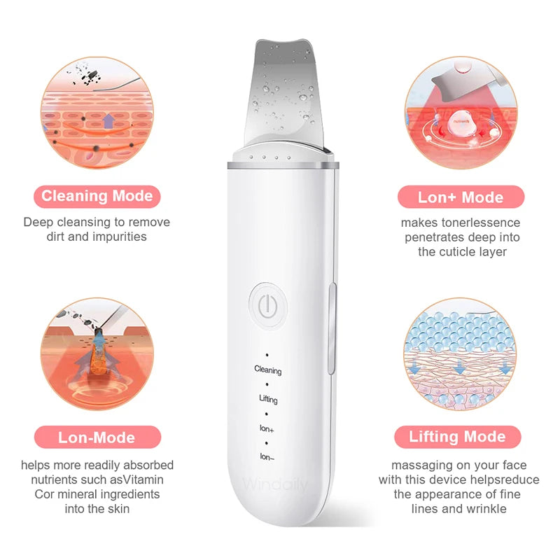 Healthy Beauty™ Ultrasonic Blackhead Skin Scrubber
