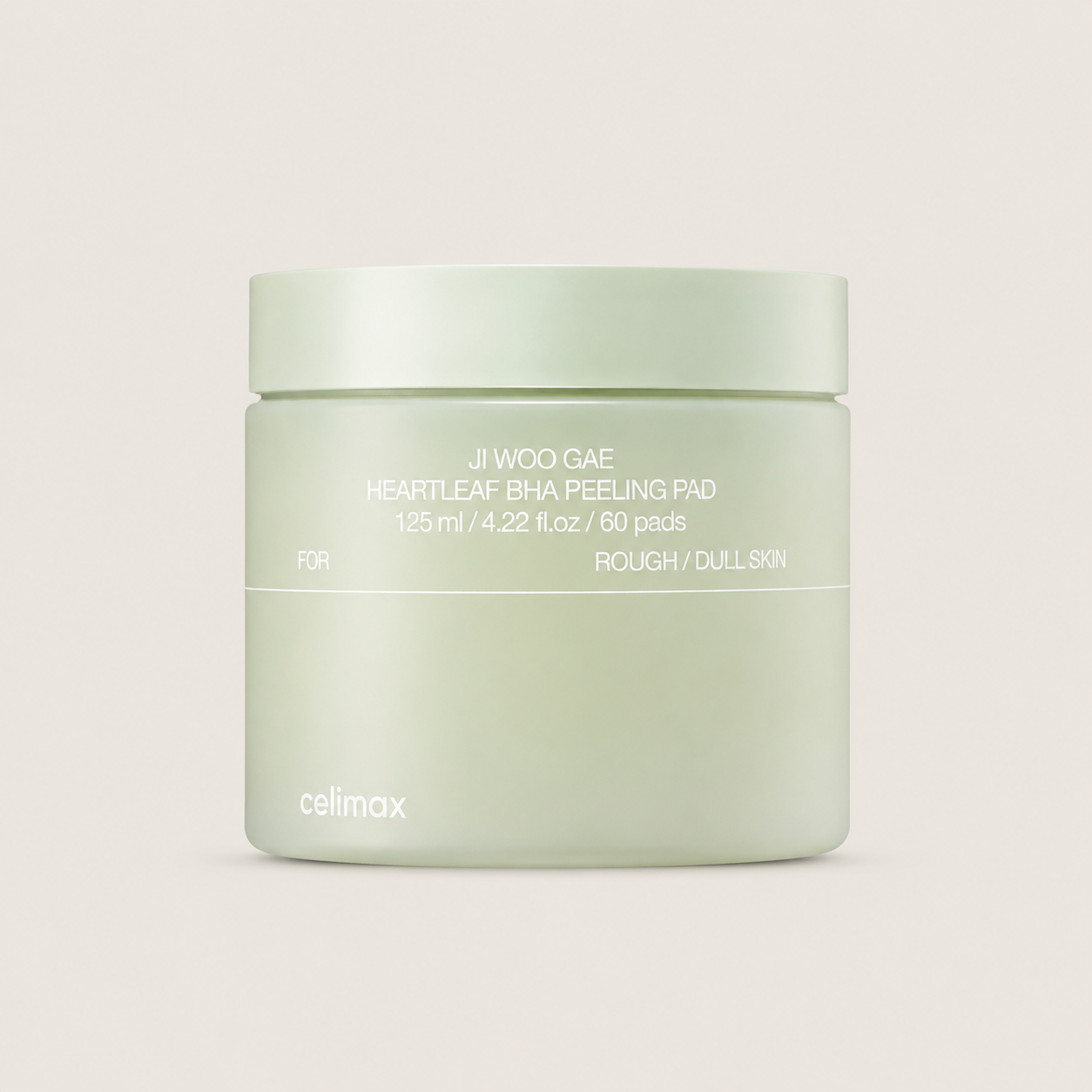 Ji Woo Gae Heartleaf BHA Peeling Pad, 60-pad jar