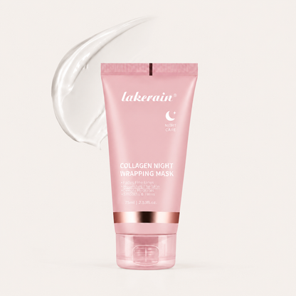 Collagen & Turmeric Night Wrapping Mask — Overnight Peel-Off Skincare