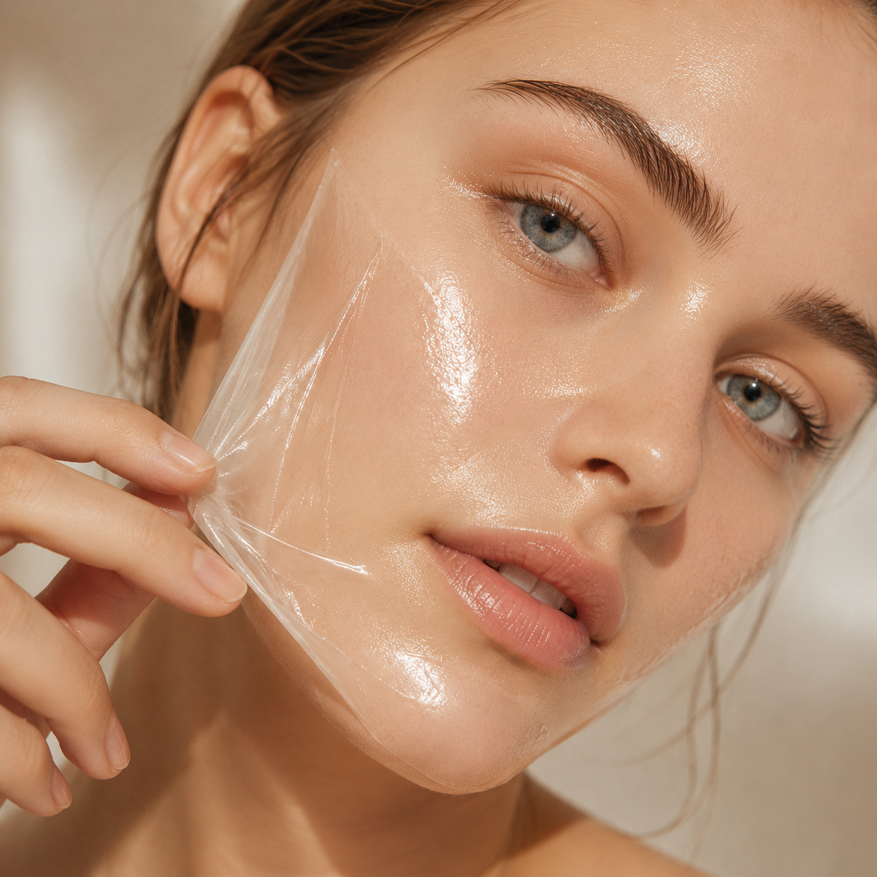 Healthy Beauty editorial skincare ritual image