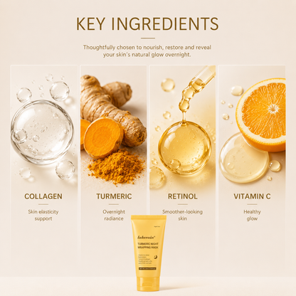 Turmeric Night Wrapping Mask — Overnight Peel-Off Skincare