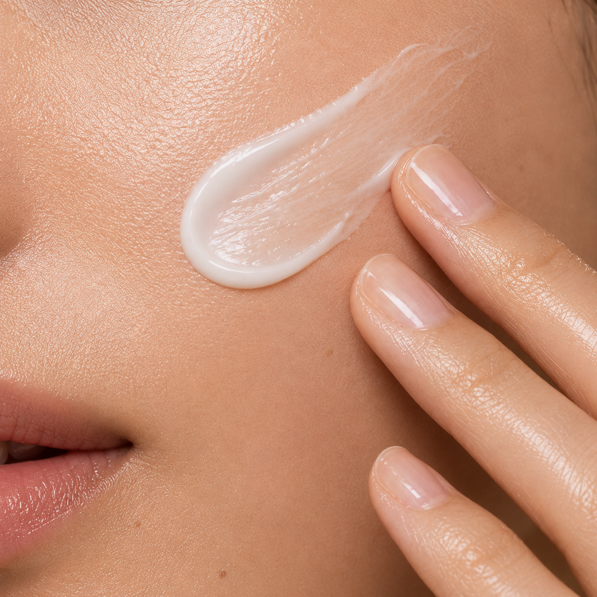 Celimax The Real Noni Ultimate Eye Cream being applied around the eye area