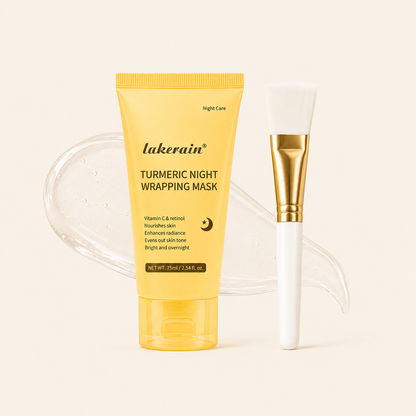Turmeric Night Wrapping Mask — Overnight Peel-Off Skincare