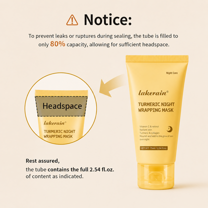 Turmeric Night Wrapping Mask — Overnight Peel-Off Skincare