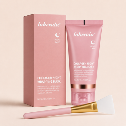 Collagen & Turmeric Night Wrapping Mask — Overnight Peel-Off Skincare