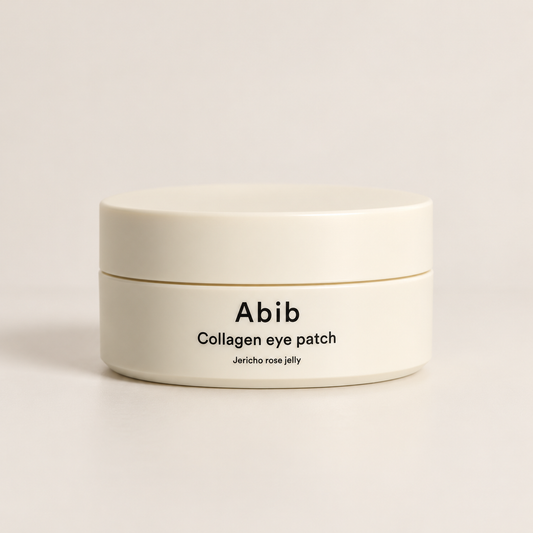 Abib Collagen Eye Patch Jericho Rose Jelly ivory jar, 60 hydrogel eye patches