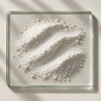 Illustrative fine white powder texture for tranexamic acid