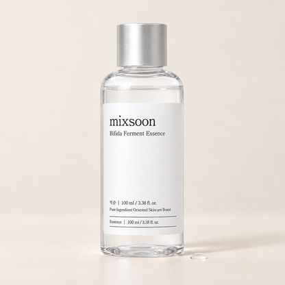 Mixsoon Bifida Ferment Essence 100 ml bottle with silver screw cap